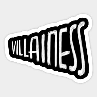 Superhero, female nemesis, Villainess Sticker